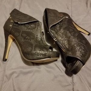Skull studded heels.